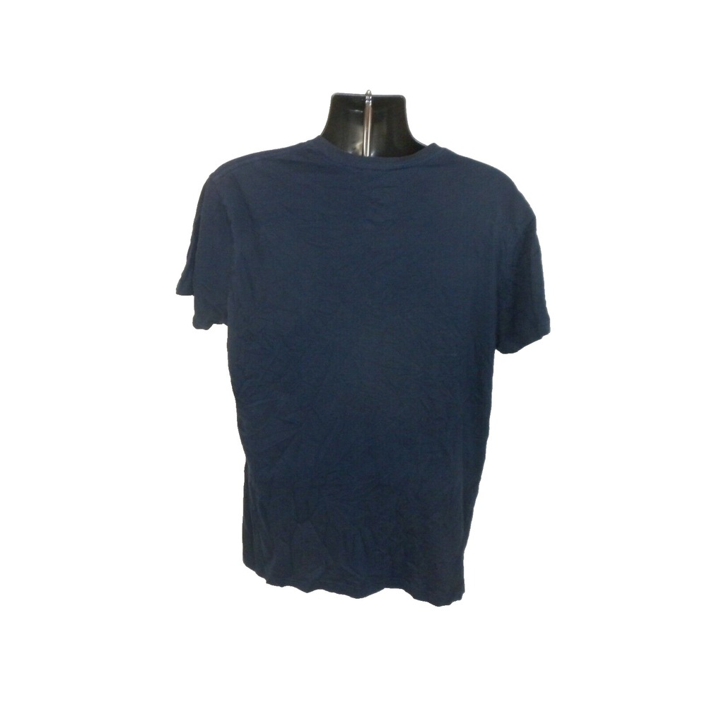 Polo Ralph Lauren Mens T-Shirt L Blue Classic Fit V Neck Short Sleeve Pony Ivy - Picture 2 of 12